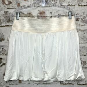 Maurice Malone 100% satin trim puff skirt size Medium New with tags super rare!